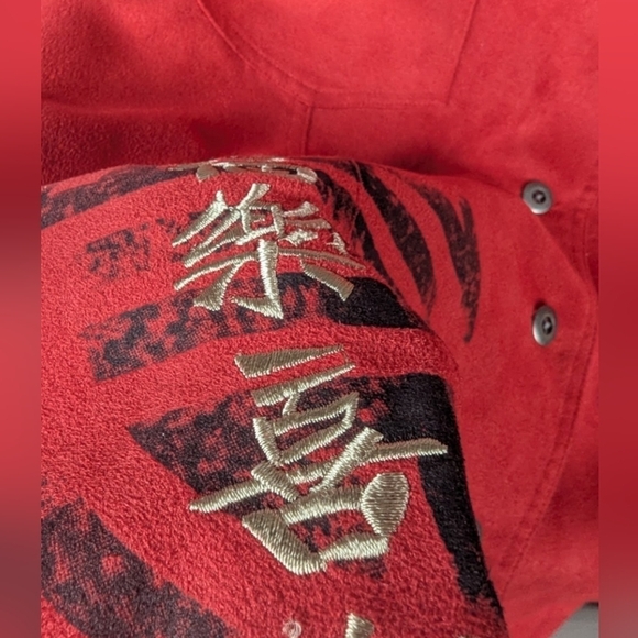 Chico's size 3 button down shirt with embroidery - Picture 5 of 13